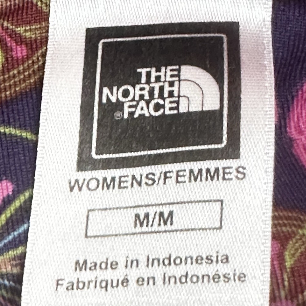 The North Face Shirt Women's Size M Pink Multicolor Floral VaporWick Base layer - Picture 11 of 12